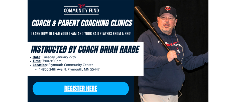 Coach & Parent Coaching Clinic -- Register Today!